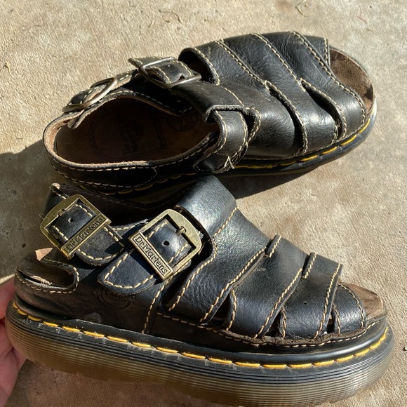 SOLD vintage dr marten sandals *black - Picture 6 of 6
